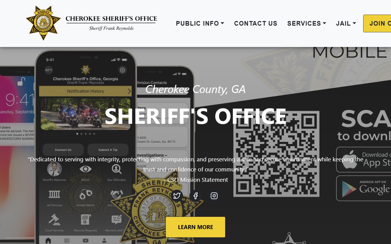 Woodstock sex offenders source image for CHEROKEE County - Sheriff's Office Homepage