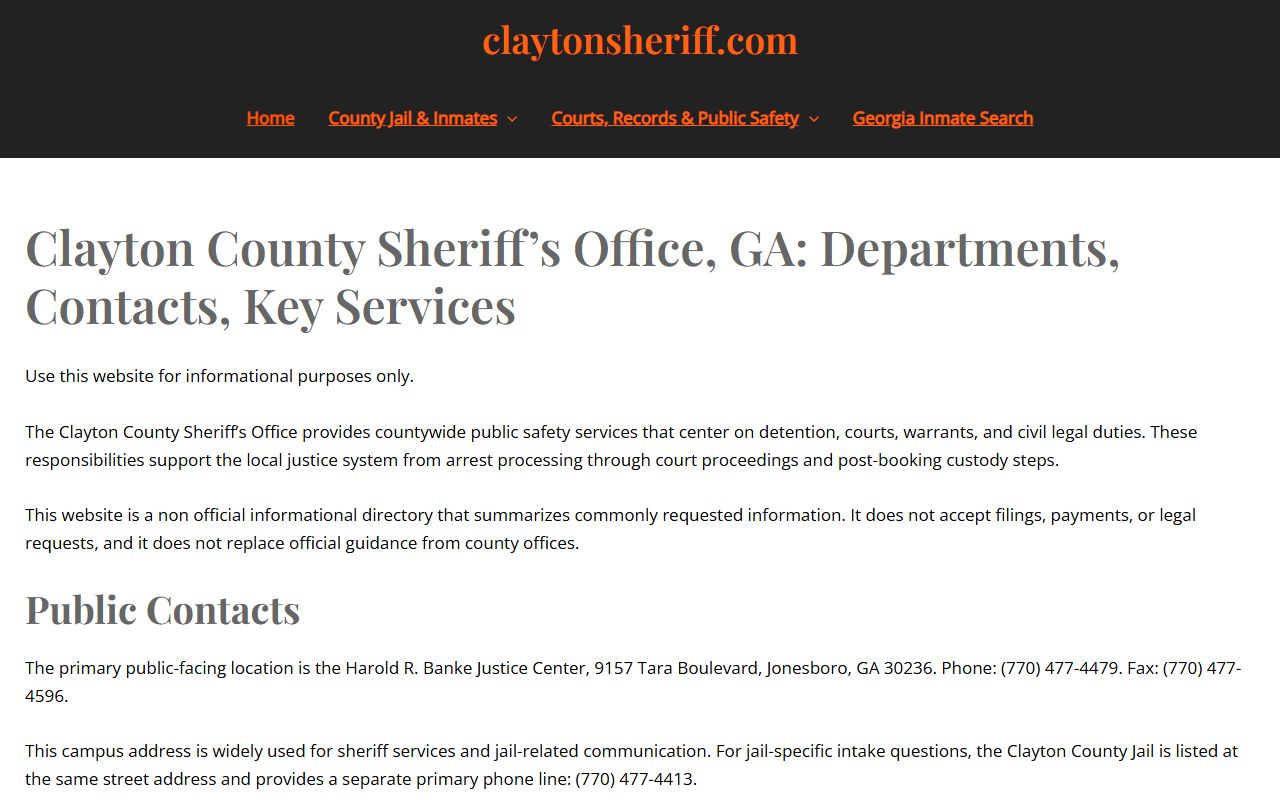 Clayton County sex offenders source image for CLAYTON County - Sheriff's Office Website