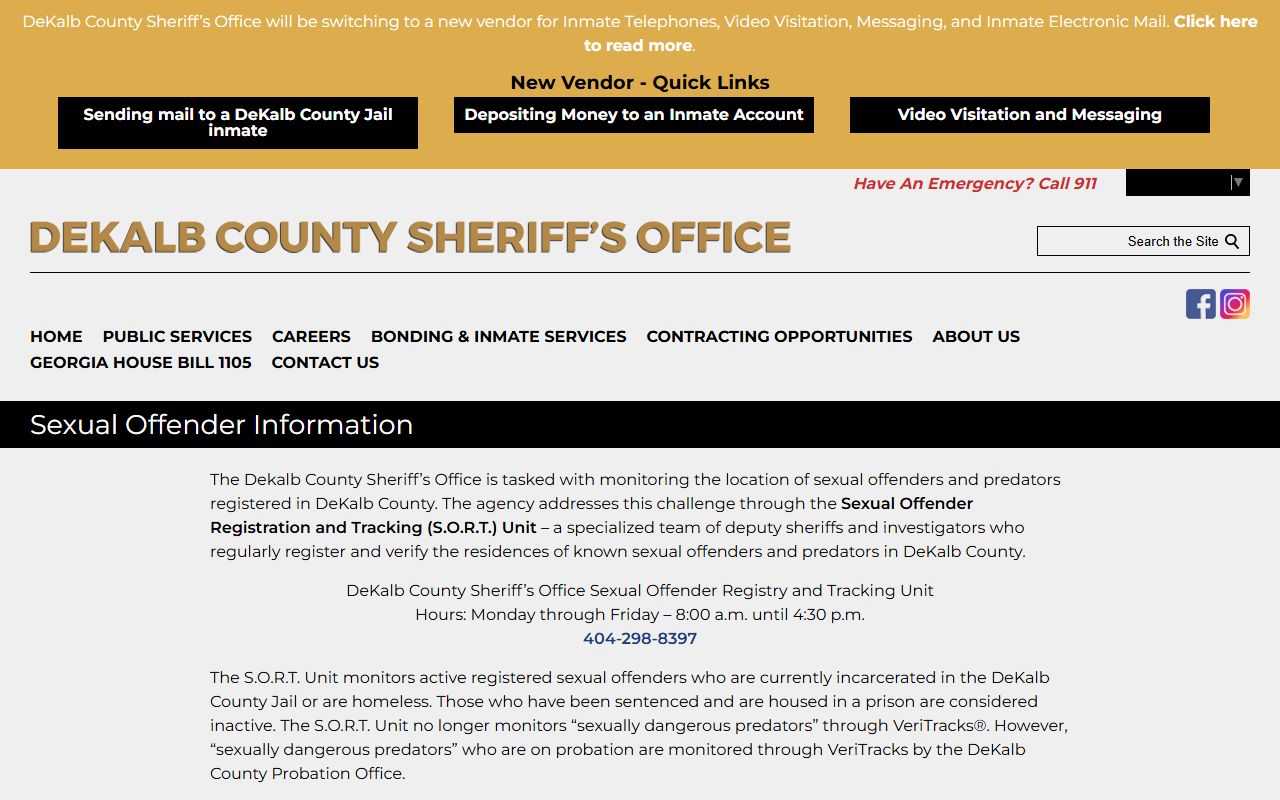 Dunwoody sex offenders source image for DeKalb County SOR Info - Information Page