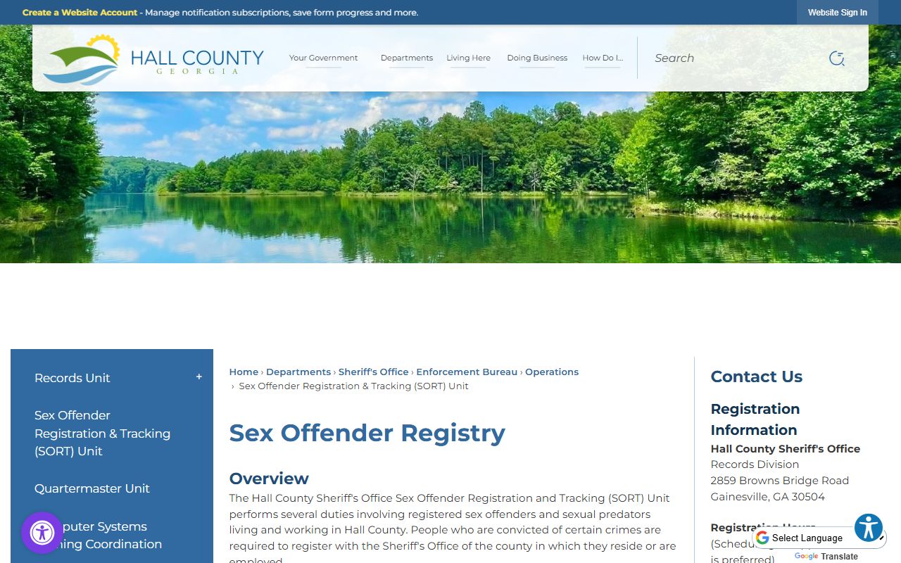 Hall County sex offenders source image for Hall County SOR - Information Page