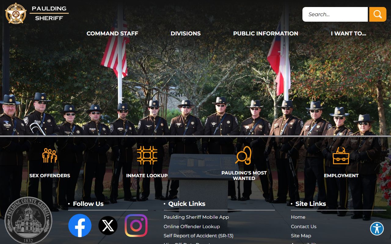 Paulding County sex offenders source image for PAULDING County - Sheriff's Office Page