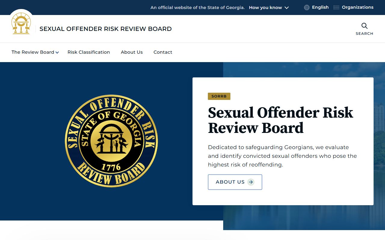 Georgia sex offenders source image for SORRB Homepage - Agency Homepage